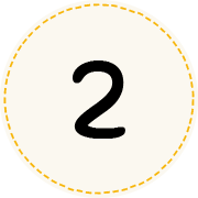 A white circle with the number 2 in it.