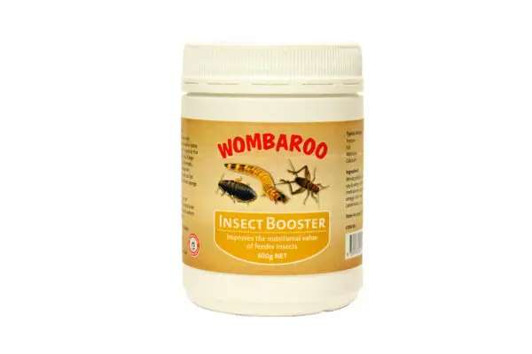 A jar of insect booster for sale