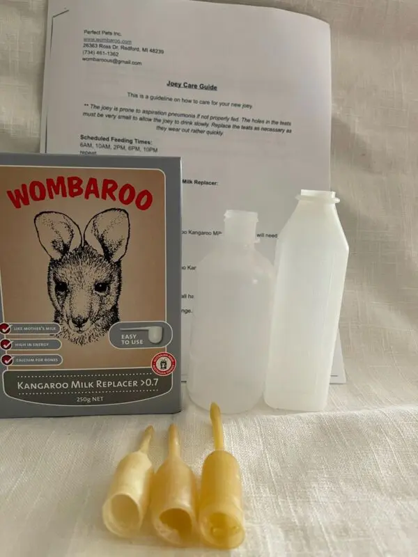 A book about wombaroo and some yellow candles