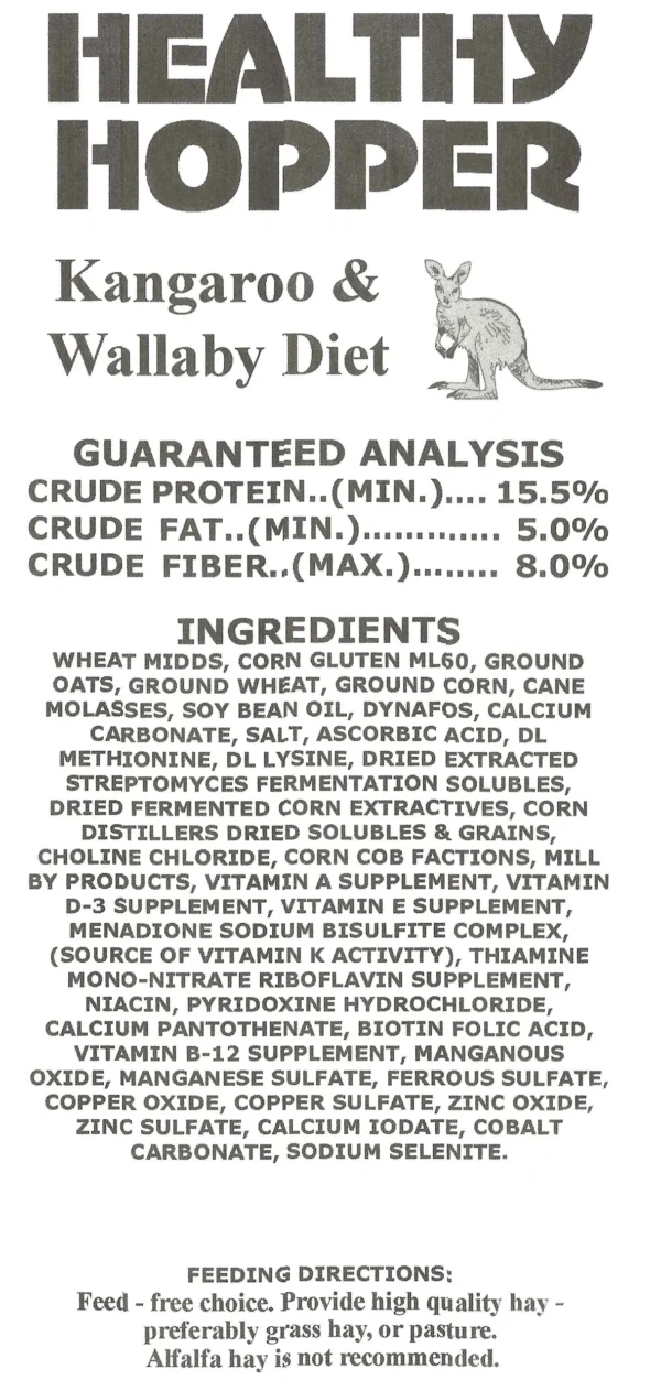 A picture of the back of a food label.