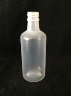 A bottle with a white cap on it