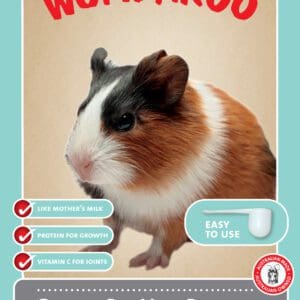 A poster of a hamster with instructions for use.