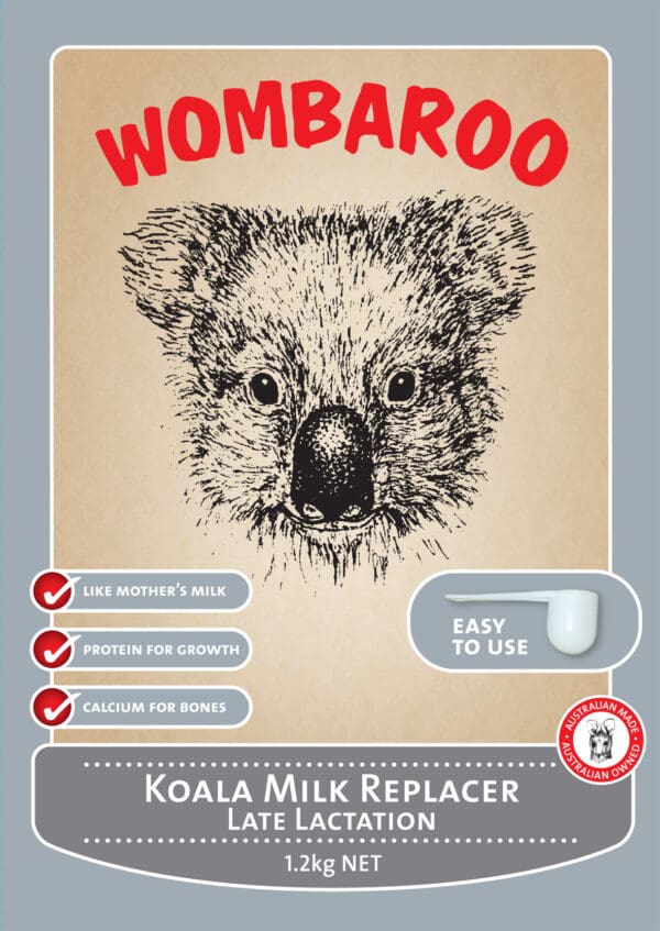 A koala milk keeper poster with instructions.