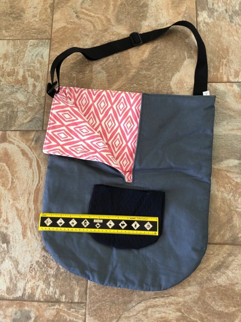 A bag with a pocket on it