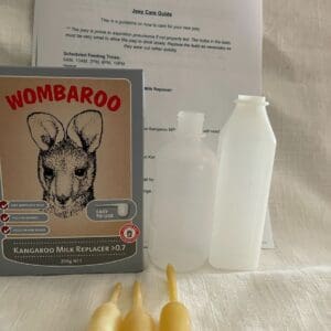 A book about wombaroo and some yellow candles